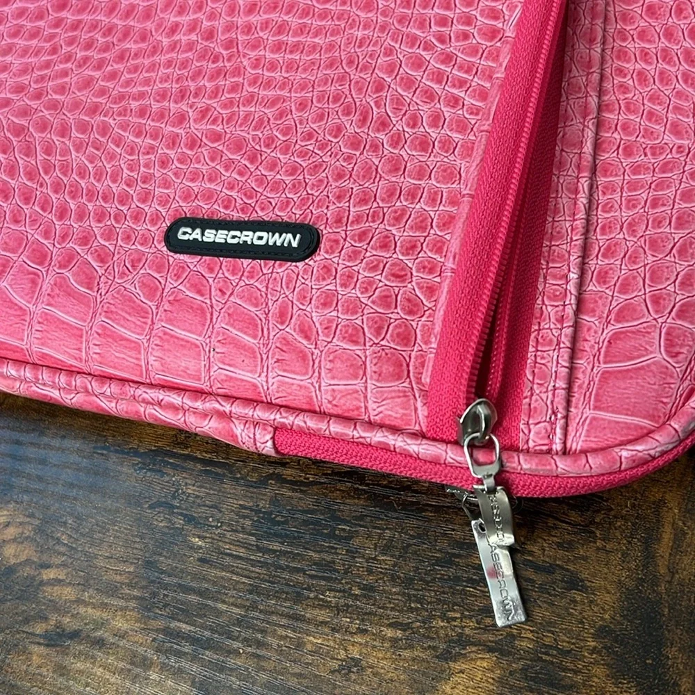 Casecrown Hot Pink Laptop/iPad Combo Carrier